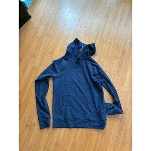 Outdoor Voices Women’s Navy Cloudknit All Day Long Sleeve Pullover Hoodie Size S